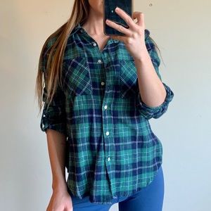 Flannel button down